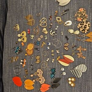 60+ Gold and Silver Earrings